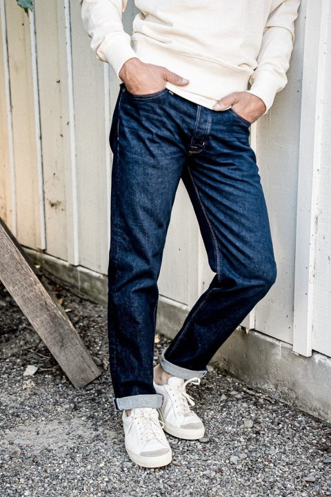 sam fit jean ocean wash standard fit 1