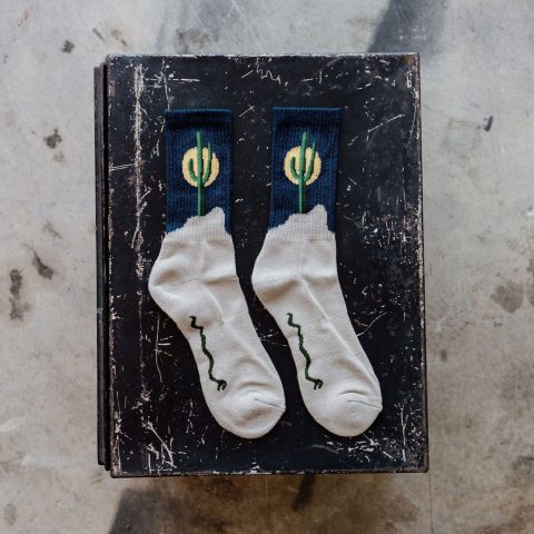 sunset cactus socks 1